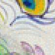 Предпросмотр схемы вышивки «Акварельный павлин» (№2104501)