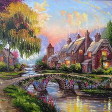 Живописный домик