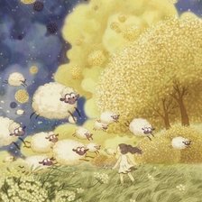 Схема вышивки «Лес»