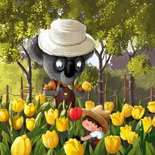 Схема вышивки «Коала»