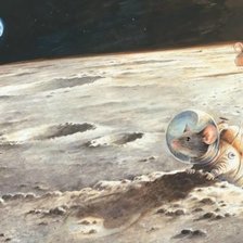 Схема вышивки «Луна»