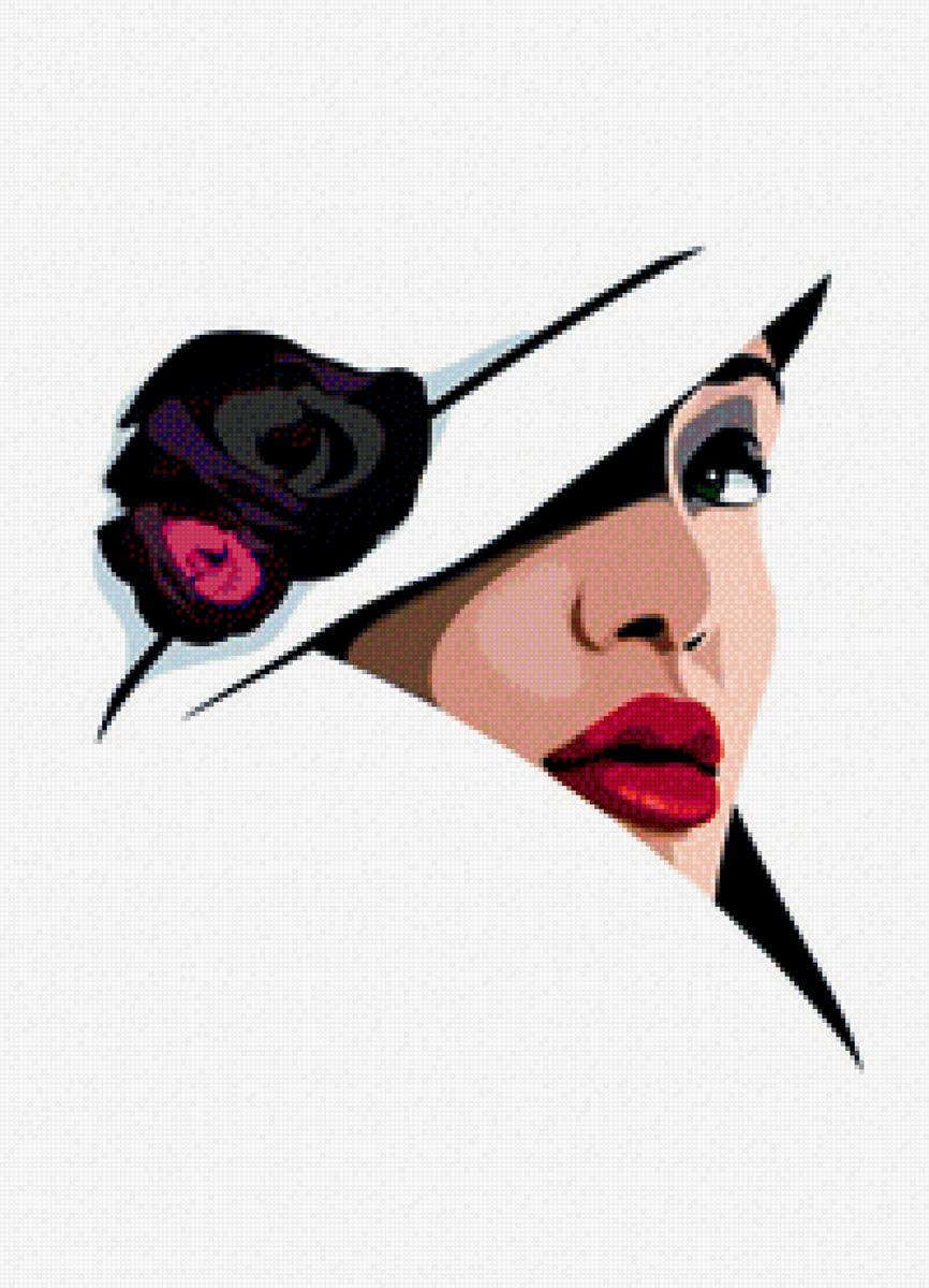 Дама в шляпе - серия "женский натюрморт" - предпросмотр