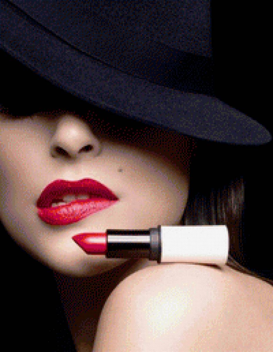 Дама в шляпе - серия "женский натюрморт" - предпросмотр