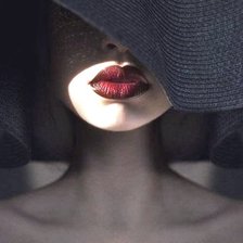 Схема вышивки «Дама в шляпе»