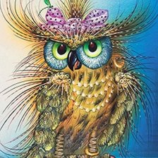 Схема вышивки «Сова»