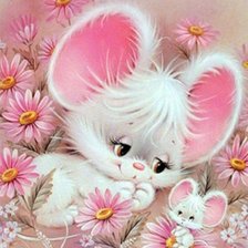 Схема вышивки «Мышь»