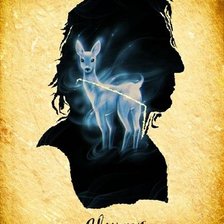 Схема вышивки «Северус снейп всегда»