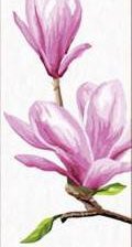 Схема вышивки «ЦВЕТУЩАЯ ВЕТКА МАГНОЛИИ-1»