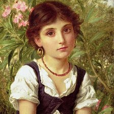 Схема вышивки «Мысли далеко. Софи Жанжамбр Андерсон»