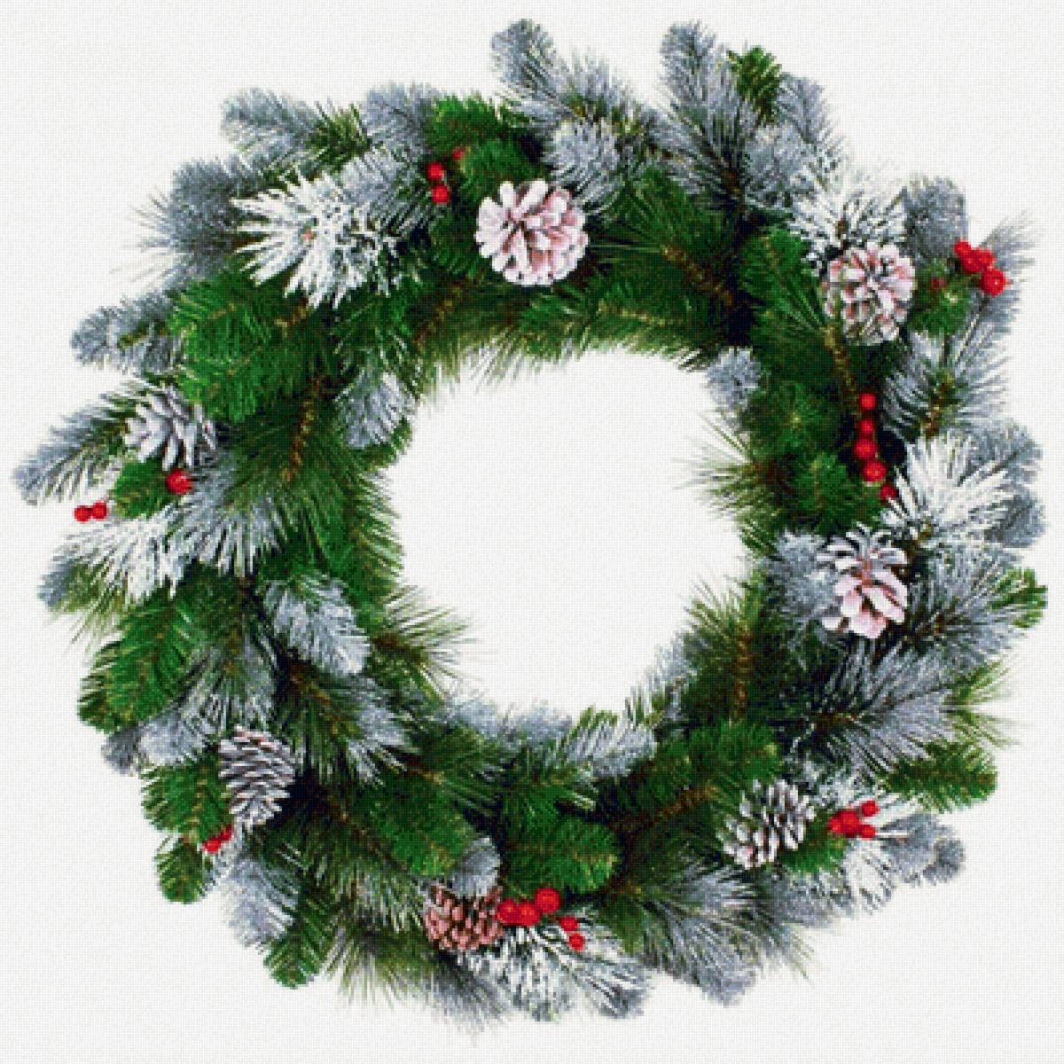 Венок - венок, новый год - предпросмотр