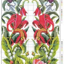 Схема вышивки «гердан»