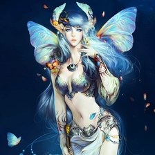 Схема вышивки «бабочка»