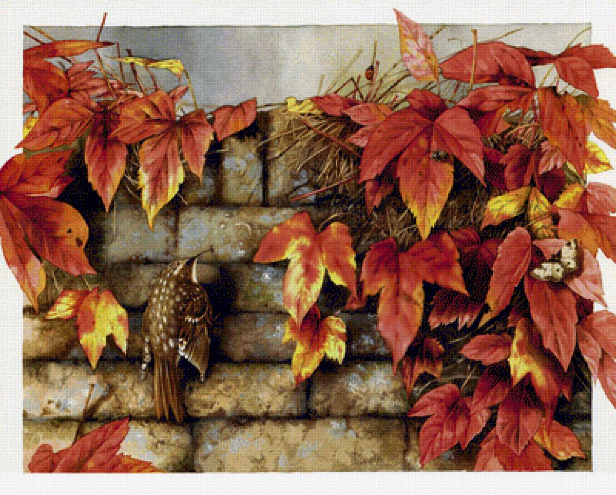 птицы. - живопись., птицы - предпросмотр