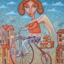 Схема вышивки «наивная живопись»