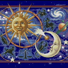 Схема вышивки «Наша галактика»