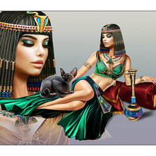 Схема вышивки «Клеопатра.»