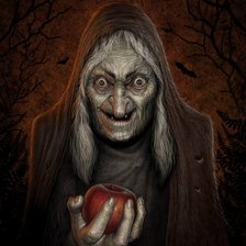 Схема вышивки «Баба Яга 1»