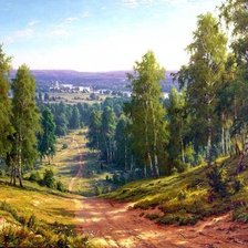 Схема вышивки «Художник Сергей Басов»