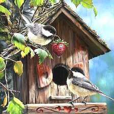 Схема вышивки «Подарок»