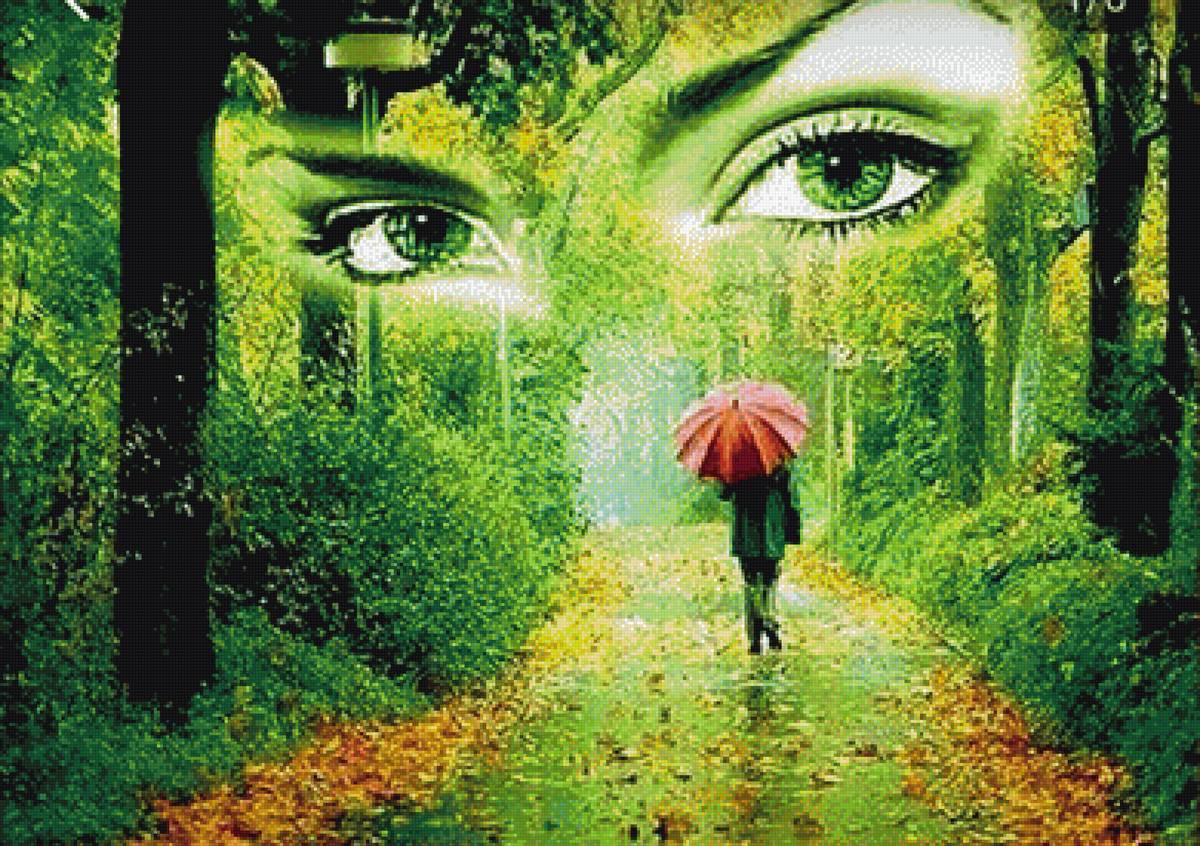 Девушка - осень - серия "женский натюрморт" - предпросмотр