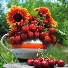 Схема вышивки «Ягоды»