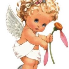 Схема вышивки «Маленький ангел2»