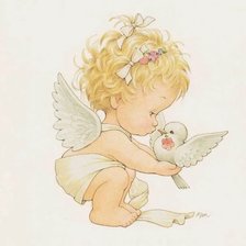 Схема вышивки «Ангелочек»