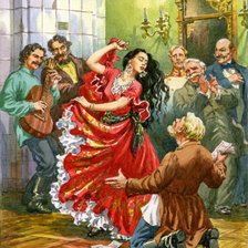 Схема вышивки «КУТЕЖИ С ЦЫГАНАМИ»