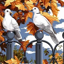 Схема вышивки «Серия "Птицы"»