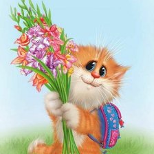 Схема вышивки «1 сентября»