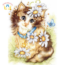 Схема вышивки «пушистик»