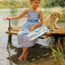 У реки. Константин Разумов