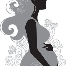 Схема вышивки «Беременность»