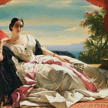 Схема вышивки «Принцесса Леонилла. Франц Ксавьер Винтерхальтер»