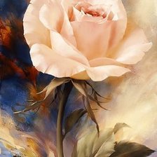 Схема вышивки «Роза»