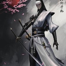 Схема вышивки «Самурай»