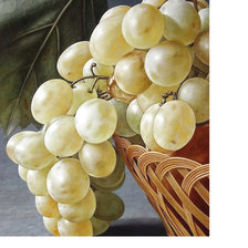 Схема вышивки «Серия "Фруктово-ягодная". Виноград, фрагмент»