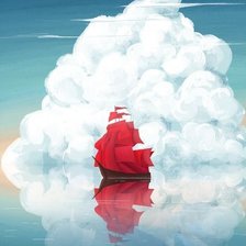 Схема вышивки «Алые паруса»