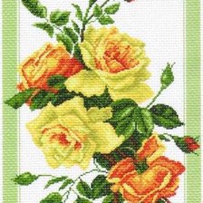 Схема вышивки «букет из роз»