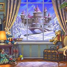 Схема вышивки «Сказочная ночь»