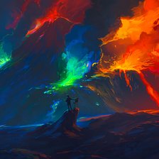 Схема вышивки «Вулкан»