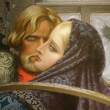 Схема вышивки «У колодца К. Василев»