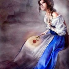 Схема вышивки «Девочка»