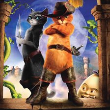 Схема вышивки «Кот в сапогах»