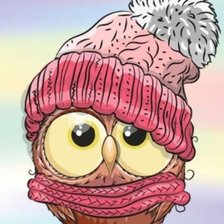 Схема вышивки «совушка»