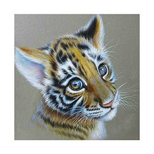 Схема вышивки «Тигренок»