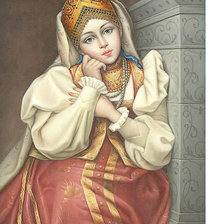 Схема вышивки «Боярышня»