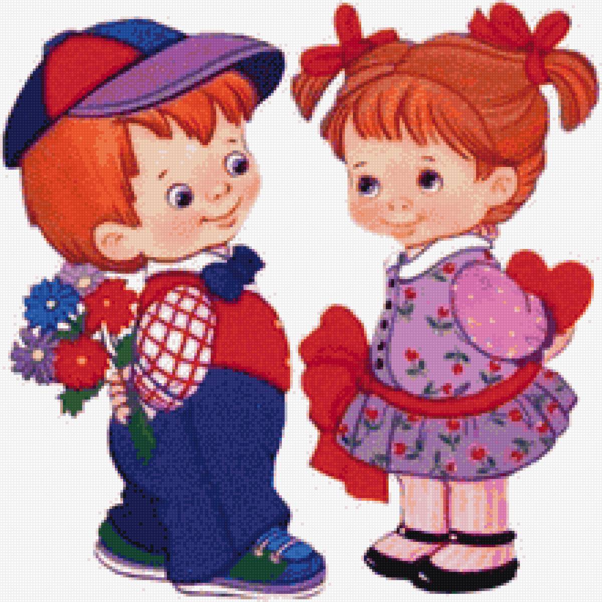 с подарком для друга - детям, мультики - предпросмотр