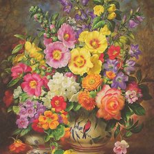 Схема вышивки «букет»