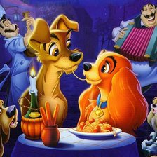 Схема вышивки «Леди и Бродяга»